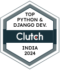 Finoit awarded top Python and Django development company 2024 in India by Clutch